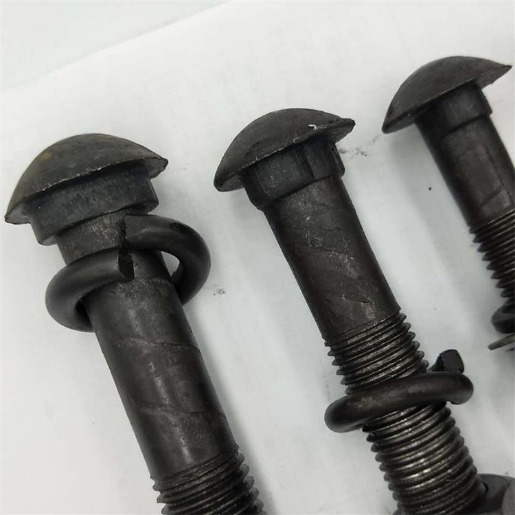 轨道连接螺栓 16*65鱼尾丝 15kg轨道螺丝 高强度鱼尾螺丝 工矿配件